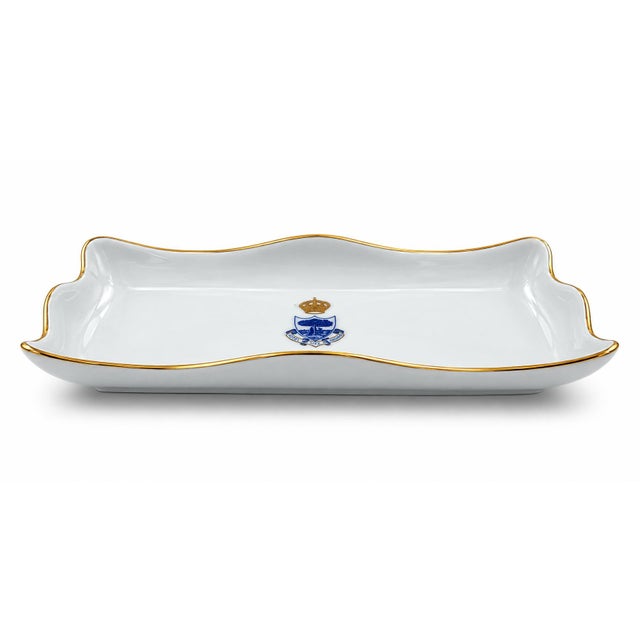 Vintage Hotel Ritz Madrid Spain Porcelain Ashtray Catchall Dish For Sale - Image 11 of 13