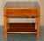 Military Campaign Style Yew Wood Side Table with Drawer For Sale - Image 13 of 17