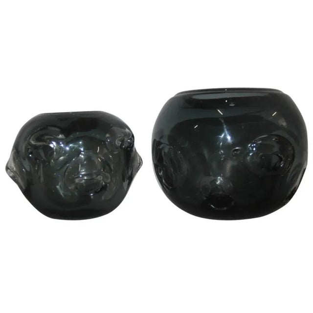 Murano Glass Vases, 1960s, Set of 2 For Sale - Image 11 of 11