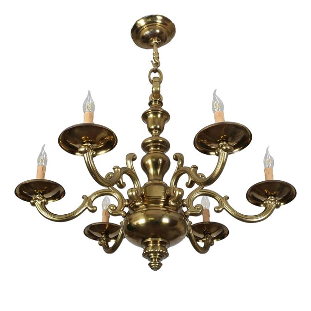 Antique Neo-Renaissance Chandelier, 1950s For Sale