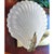 Metal Vintage 2 Light Small Coastal Glass Clam Shell Bathroom Vanity Light Fixture Wall Sconce For Sale - Image 7 of 7
