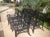 Modern Set of Patio Dining Chairs- 6 Pieces For Sale - Image 4 of 8