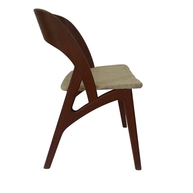 Randers Møbelfabrik lounge chair with matching ottoman. Made in Denmark. Makers mark on bottom of chair. Chair dimensions:...