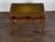 English 19th Century Mahogany Desk with Green Leather Top and Reeded Legs For Sale - Image 12 of 12