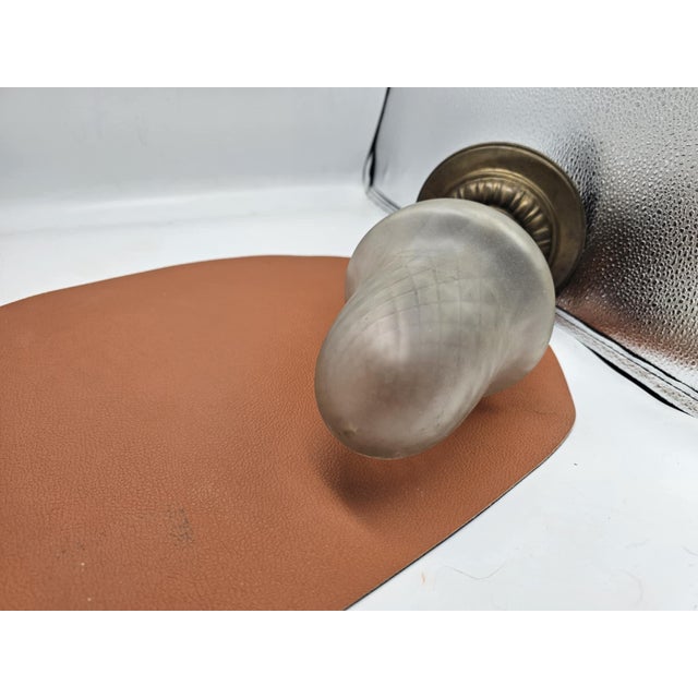 1920s Art Deco Brass Ceiling Lamp, 1920s For Sale - Image 5 of 6