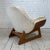Mid-Century Modern Large Adrian Pearsall Style Lounge Chair With Wood Sides For Sale - Image 3 of 12