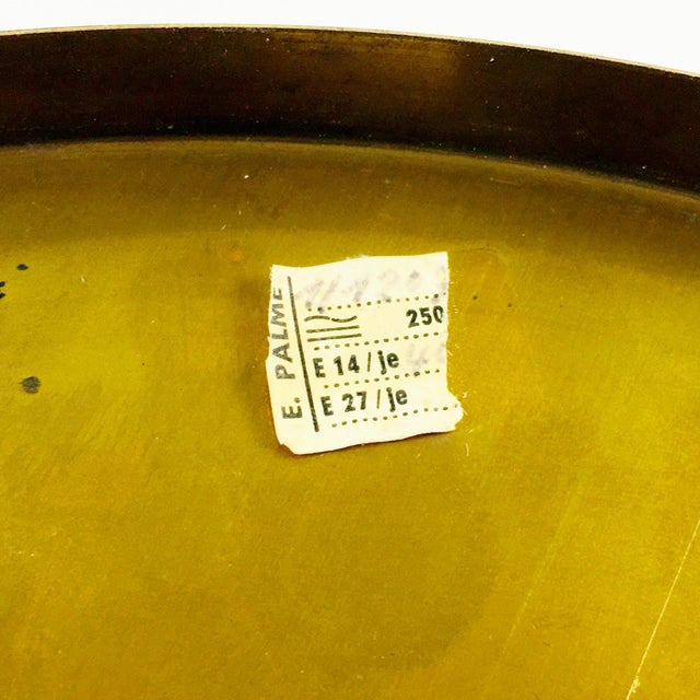 Large Mid-Century Murano Glass & Brass Flower Ceiling Light by Ernst Palme, Germany, 1970s For Sale - Image 11 of 12