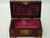 Wood Vintage Chinese Rosewood Jewelry Box With Brass Fittings and Carved Jade Inlay For Sale - Image 7 of 7