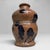 Vintage Dark Blue Glazed Ceramic Vase, Italy, 1990s For Sale - Image 10 of 17