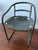 Attributed Ochre Caribou Leather Chairs Set of 3 For Sale - Image 10 of 11
