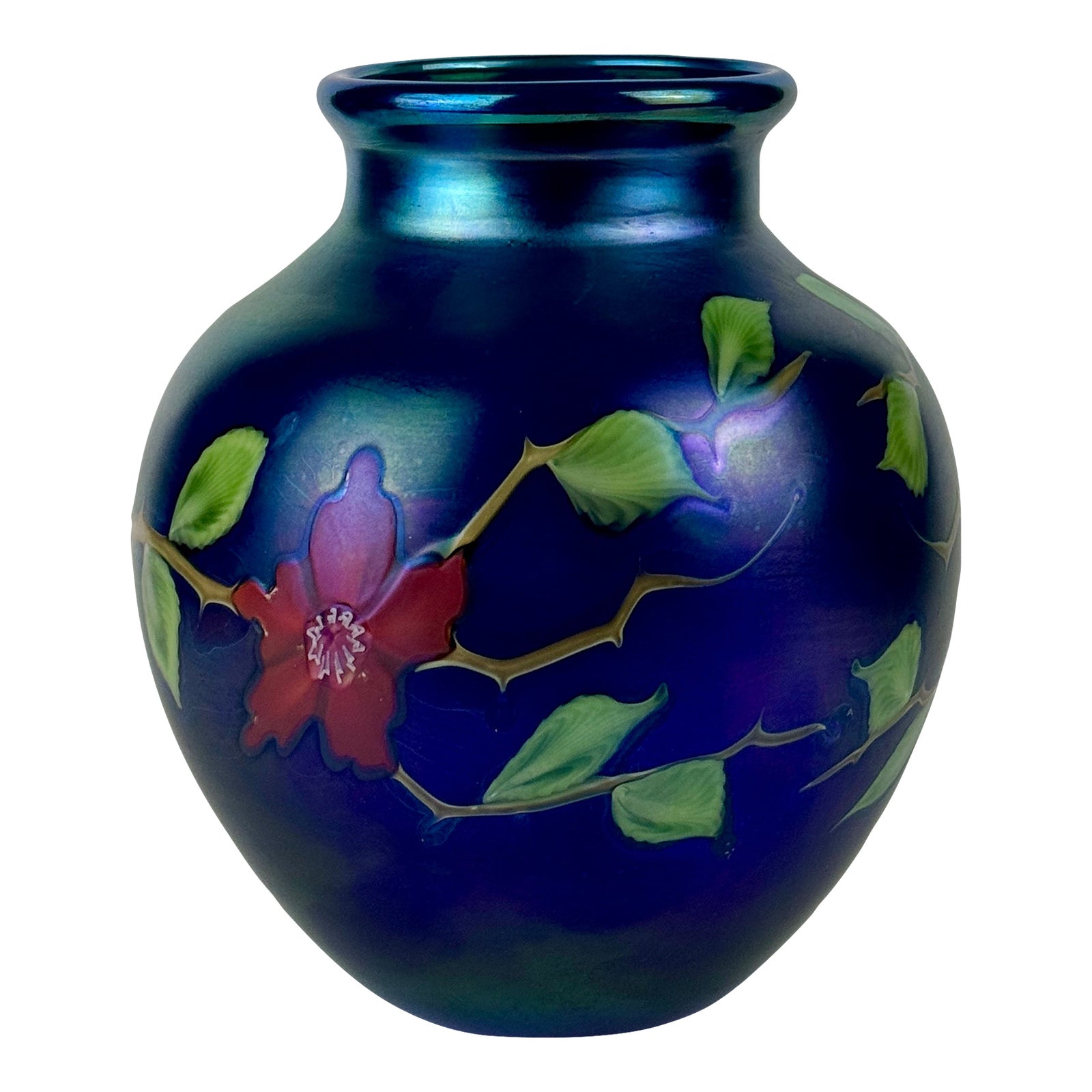 Orient & Flume Colorful Trailing Flowers Iridescent Hand