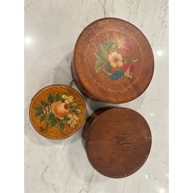 Mid 18th Century 19th Century Original Painted Therom Style Pantry Boxes For Sale - Image 5 of 12