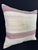 Contemporary Turkish Hemp Pillow Cushion Natural Beige Pink Pillow Cushion Cover 24"x24" For Sale - Image 3 of 4