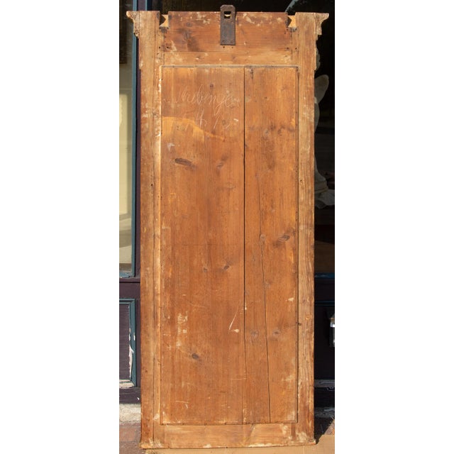 Early 19th Century 1820s French Neoclassical Giltwood and Gilt-Gesso Pier Mirror For Sale - Image 5 of 7