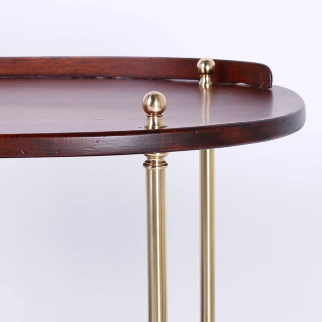 British Colonial Mahogany Stands or Étagères - A Pair For Sale In West Palm - Image 6 of 9