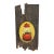 Original Folk Art Lantern Painting on Reclaimed Wood Rustic Primitive Wall Sculpture For Sale