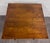Antique Victorian Solid Mahogany Plank Top Side Table Lamp Table For Sale - Image 10 of 10