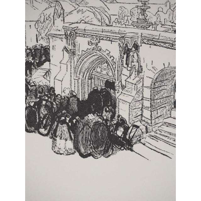 Mathurin Meheut, Pardon of the Fire at Saint-Jean du Doigt, 1937, Engraving For Sale - Image 4 of 8