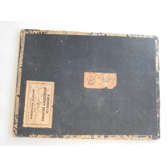 Early 20th Century Texas Bluebonnet Landscape Painting For Sale In Seattle - Image 6 of 7