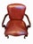 Elevate Your Executive Office With This Stunning Pair of Leathercraft Georgian Mahogany Armchairs For Sale - Image 10 of 12