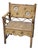 Antique Victorian Bamboo & Rattan Arm Chair For Sale