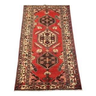 Middle Eastern Khamseh Rug in Wool For Sale