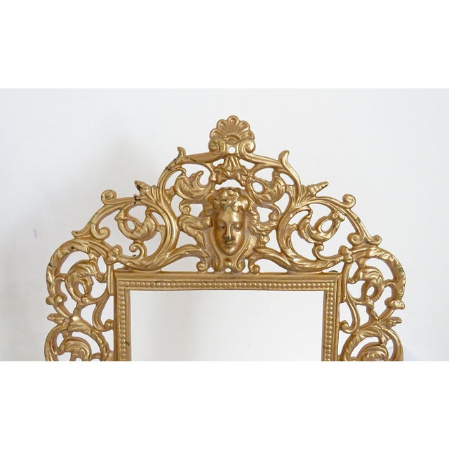 FREE SHIPPING ANYWHERE IN THE CONTINENTAL US! This is a set of antique French Rococo tabletop picture frames. Easel stand....