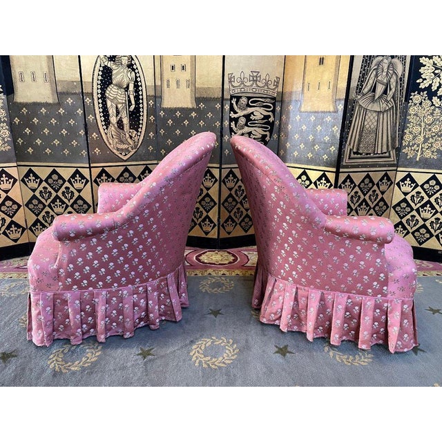 Gold Set of Toad Armchairs For Sale - Image 8 of 12