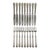 English Silver-Plated Forks and Knives, London, 1888, Set of 18 For Sale - Image 12 of 12