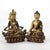 Two Bronze Buddhas: Medicine Buddha & Aparmita Buddha of Infinite Life C1920 For Sale - Image 9 of 9