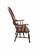 Wood Antique Victorian Yew Wood Broad Arm Windsor Chairs – Pair For Sale - Image 7 of 8