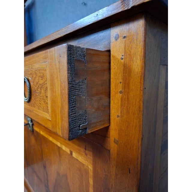 Late 18th Century Louis XVI Provincial Marquetry Secretary Desk For Sale - Image 10 of 11