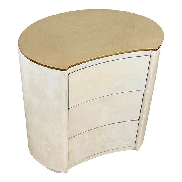 Commodes in Parchment, 1980s, Set of 2 For Sale - Image 9 of 12