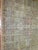 Green Early 20th Century Traditional Worn Persian Kerman Room Size Rug - 8'4" x 12' For Sale - Image 8 of 11