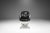 Mid-Century Modern High-Stance Office Chair in Chrome and Vinyl After Charles Pollock, Usa, C. 1960's For Sale - Image 13 of 18