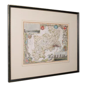 1860's Antique County Map