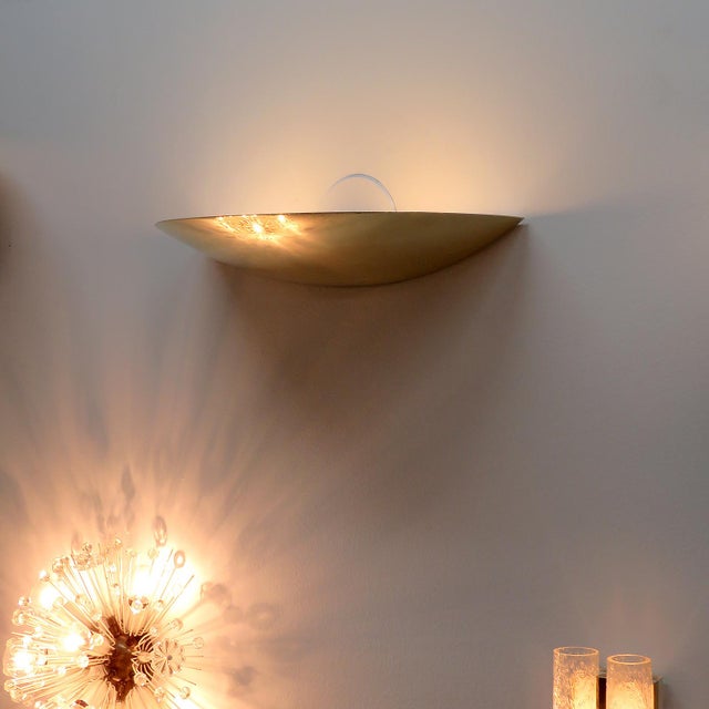 Brass Wall Light by Jt Kalmar, 1980 For Sale - Image 9 of 11