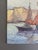 Post-Impressionist Artist, Seascape with Sailboats, 1979, Oil Painting For Sale - Image 10 of 18