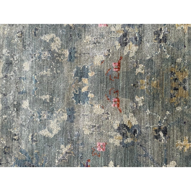 9ft X 12ft Loloi Giada Jardin Area Rug, Lagoon Multi For Sale - Image 11 of 12