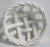 1980s Italian Ceramic Basket Serving Bowl in White For Sale - Image 4 of 8