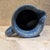 Ceramic 1980s Speckled Stoneware Art Pottery Blue Pitcher Signed For Sale - Image 7 of 9
