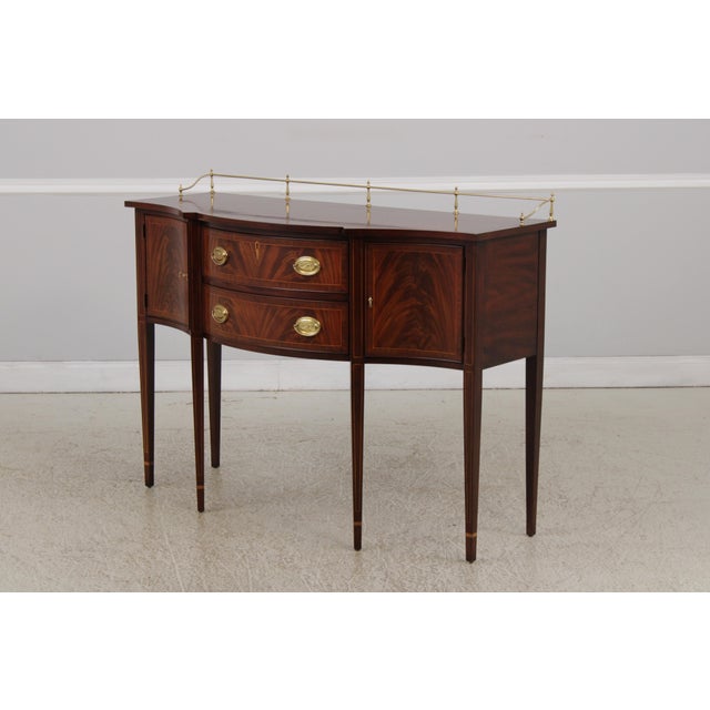 Henkel Harris Henkel Harris Mahogany Inlaid Sideboard Gallery For Sale - Image 4 of 17