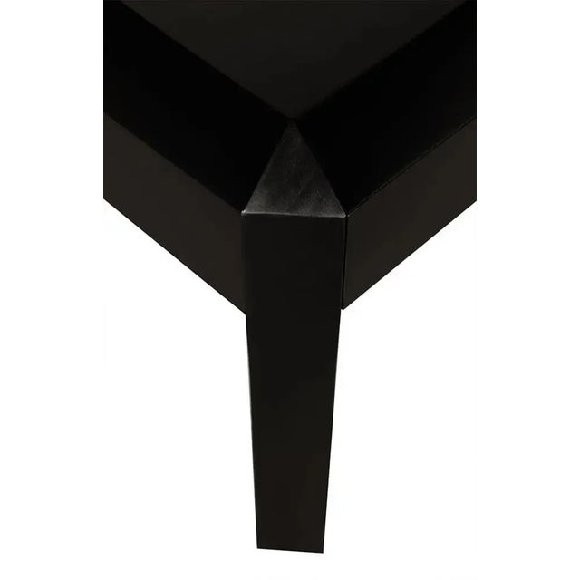 Black NOIR Obtuse Side Table For Sale - Image 8 of 9