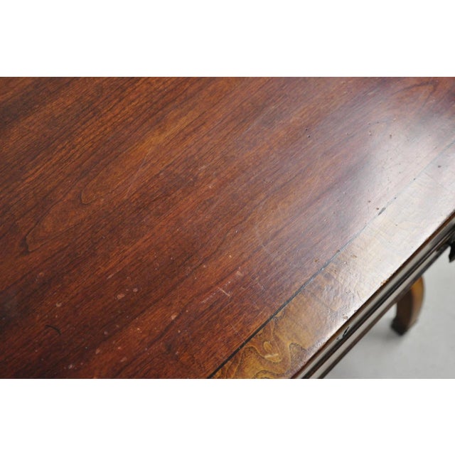 Ethan Allen Townhouse 2 Drawer Night Table Nightstand Curule Regency Style, Pair For Sale - Image 16 of 18