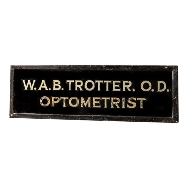 Early 20th Century R O G Optometrist Sign For Sale