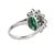 Contemporary Late 20th Century 18k Emerald Ring, Size 5 For Sale - Image 3 of 5