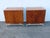 Mid-Century Modern White Furniture Hollywood Regency Nightstands End Bedside Tables a Pair 6313 For Sale - Image 3 of 18