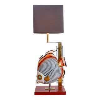 Porcelain Lamp by Giulia Mangani for Oggetti, 1980s For Sale