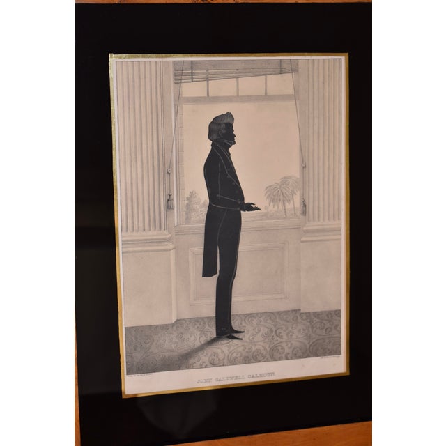 This is a lithograph of John Caldwell Calhoun, who was the 7th Vice-President of the United States, serving under both...