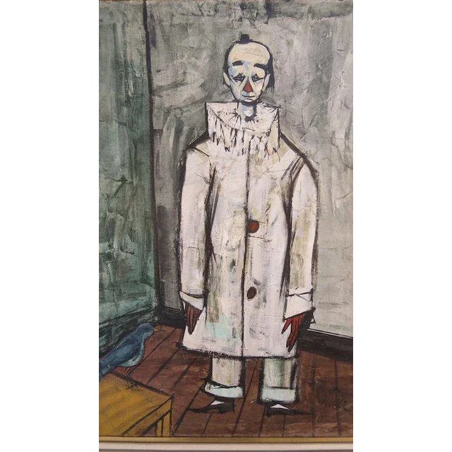 1960s Figurative Oil Painting on Canvas by Charles Levier Signed, Framed For Sale - Image 9 of 10